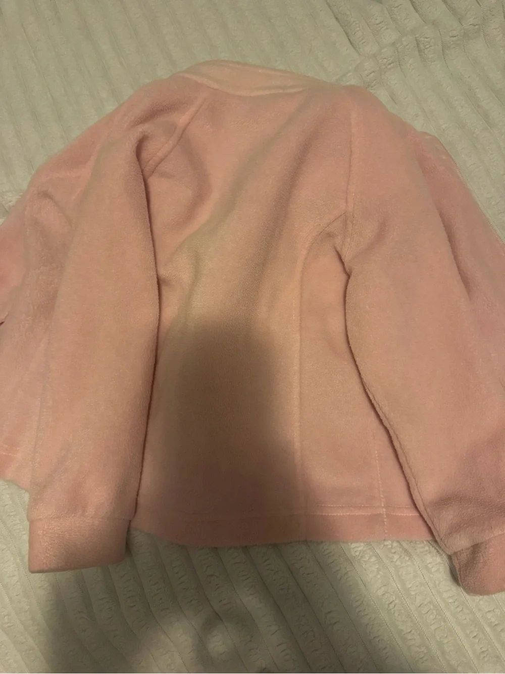 Columbia Youth Light Pink Fleece Zip Jacket
